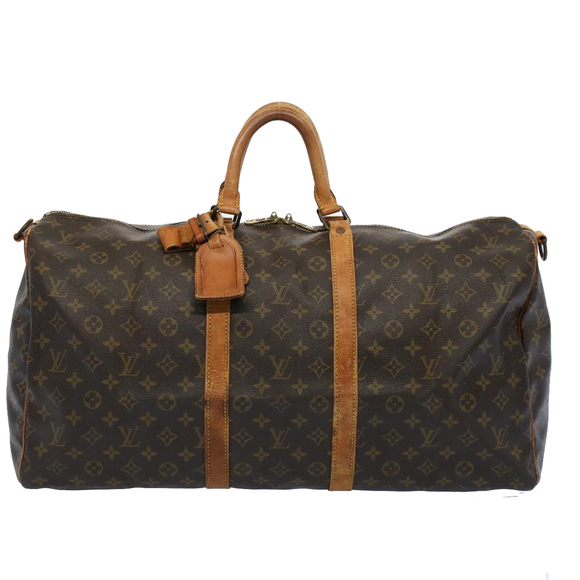 LOUIS VUITTON Monogram Keepall Bandouliere 55 Boston Bag M41414 LV Auth 58561 - Picture 2 of 16